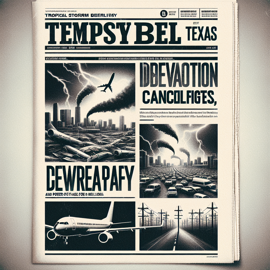  A tempestade tropical Beryl atingiu o Texas de forma devastadora, deixando três mortos, cancelando mais de 1300 voos e deixando 2.7 milhões sem energia. #tempestadeBeryl #Texas